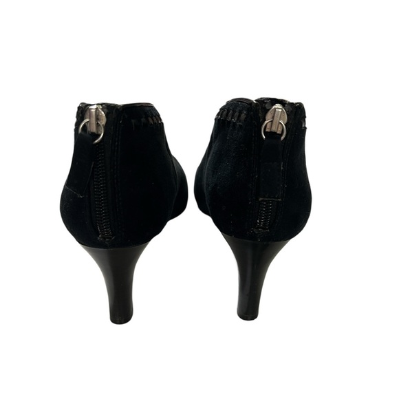 Life Stride Flex Suede Black Ankle Boots - Picture 3 of 4